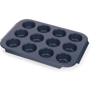 image:imageJoseph Joseph Nest Bake NonStick Round Cake Pan 9in Carbon Steel EasyPull Handles Stackable SpaceSaving Design 10Year GuaranteeMuffin
