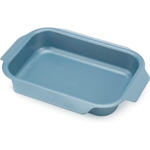 image:imageJoseph Joseph Nest Bakeware and Roasting Pan Set of 3 Stackable Oven Trays Carbon Steel Baking Pans with NonStick Coating EasyPull Handles Organized Kitchen StorageSingle Small