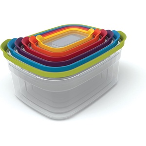 image:imageJoseph Joseph Nest Lock Plastic BPA Free Food Storage Container Set with Lockable Airtight Leakproof Lids 12Piece MultiColor12Piece