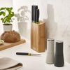 image:imageJoseph Joseph 20191 Milltop Wood Nonspill Kitchen Salt Mill WoodGray