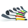image:imageJoseph Joseph Carousel Nylon Kitchen Utensil Tool and Gadget Set with Rotating Storage Stand 6Piece Non Stick Tools with Ergonomic Handles MulticolorMulticolor