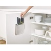 image:imageJoseph Joseph DoorStore Knives Elevate Set with Knife Block 3M Adhesive Wall and Cabinet Door Mount 5piece OpalKnives