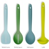 image:imageJoseph Joseph Duo 4Piece Utensil Set HeatResistant Set with Ladle Solid amp Slotted Spoons and Turner Handles Clip for Organized Storage