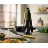 image:imageJoseph Joseph Duo 5Piece Utensil Set with Storage Stand Complete Set with Integrated Tool Rests for Hygiene HeatResistant Nylon Heads Perfect for NonStick Cookware
