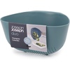 image:imageJoseph Joseph Duo Triangular Colander Food Strainer with Vertical Handle and EasyPour Corners Dark Opal