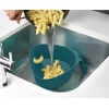 image:imageJoseph Joseph Duo Triangular Colander Food Strainer with Vertical Handle and EasyPour Corners Dark Opal