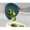 image:imageJoseph Joseph Duo Triangular Colander Food Strainer with Vertical Handle and EasyPour Corners Dark Opal