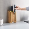 image:imageJoseph Joseph Elevate  6Piece Japanese StainlessSteel Kitchen Knife Set with Slimline Bamboo Block