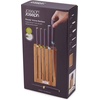 image:imageJoseph Joseph Elevate  6Piece Japanese StainlessSteel Kitchen Knife Set with Slimline Bamboo Block