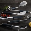 image:imageJoseph Joseph Elevate  Kitchen tools amp gadgets Carousel 6Piece Utensil Set with rotating stand Ergonomic silicone handles non stick head Sage GreenBlack