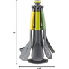 image:imageJoseph Joseph Elevate  Kitchen tools amp gadgets Carousel 6Piece Utensil Set with rotating stand Ergonomic silicone handles non stick head Sage GreenMulticolor