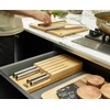 image:imageJoseph Joseph Elevate Kitchen Knives 5piece Japanesse Stainless Steel knife set in drawer Bamboo Block organizer tray