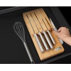 image:imageJoseph Joseph Elevate Kitchen Knives 5piece Japanesse Stainless Steel knife set in drawer Bamboo Block organizer tray