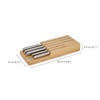image:imageJoseph Joseph Elevate Kitchen Knives 5piece Japanesse Stainless Steel knife set in drawer Bamboo Block organizer tray