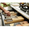 image:imageJoseph Joseph Elevate Kitchen Knives 5piece Japanesse Stainless Steel knife set in drawer Bamboo Block organizer tray