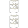 image:imageJoseph Joseph Level Adjustable Tier Free Standing Shoe Rack Organizer storage Durable Shelves and Sturdy Steel Frame holds 12 pairsSingle