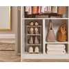 image:imageJoseph Joseph Level Adjustable Tier Free Standing Shoe Rack Organizer storage Durable Shelves and Sturdy Steel Frame holds 12 pairsSingle