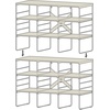 image:imageJoseph Joseph Level Adjustable Tier Free Standing Shoe Rack Organizer storage Durable Shelves and Sturdy Steel Frame holds 12 pairsTriple