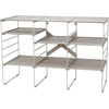 image:imageJoseph Joseph Level Adjustable Tier Free Standing Shoe Rack Organizer storage Durable Shelves and Sturdy Steel Frame holds 12 pairsTriple