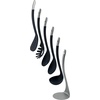 image:imageJoseph Joseph Nest Utensils Compact Stacking Kitchen Tool Set with Magnetic Storage Stand Nylon 5piece Editions SkyBlueBlackStainless Steel