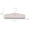 image:imageJoseph Joseph Orderly Set of 2 EasyGrip Pant Hangers One Clip Design for Pants and Skirts with HeavyDuty Rotating Hook