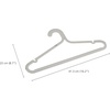 image:imageJoseph Joseph Orderly Set of 5 Recycled Plastic AntiTangle Clothes Hangers with Oversized Hooks and NonSlip Grips Ecru