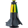 image:imageJoseph Joseph Carousel Nylon Kitchen Utensil Tool and Gadget Set with Rotating Storage Stand 6Piece Non Stick Tools with Ergonomic Handles MulticolorMulticolor