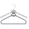 image:imageJoseph Joseph Orderly Set of 2 Long Garment Hangers 2Part Clothes Hanger for Dresses and Jumpsuits with Integrated Strap Hooks