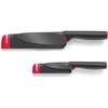 image:imageJoseph Joseph Slice amp Sharpen 6 Chefs Knive and 35 Paring Knife with Sharpening Protective Sheaths Black