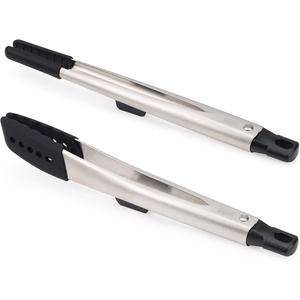 image:imageJoseph Joseph Elevate Fusion Precision tongs BPA Free Heat Resistant Non Stick Kitchen Utensil Stainless Steel Handles 1201L x 13W2 piece set