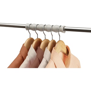image:imageJoseph Joseph Orderly Clothes Rod Spacers 2pk for Shirts Skirts and Pants Wardrobe Hanger and Poles Organizer