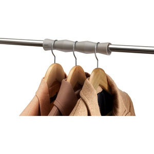 image:imageJoseph Joseph Orderly Clothes Rod Spacers 2pk for Suits Coats and Jackets Wardrobe Hanger and Poles Organizer