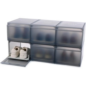 image:imageJoseph Joseph ShoeCase Premium Shoe amp Sneaker Storage Box Organizer with SlideOut Shoe Tray 6 Pack6 pack