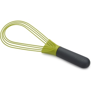image:imageJoseph Joseph Twist Whisk 2In1 Collapsible Balloon and Flat Whisk Silicone Coated Steel Wire Sky BlueGrayGreen