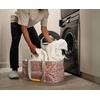 image:imageJoseph Joseph HoldAll  Collapsible 35L Washing Laundry Basket Bag Durable Fabric Moisture Resistant Peach Blossom