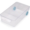 image:imageJoseph Joseph FridgeStore Fridge Storage Bin Large ClearBlueLarge Bin