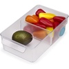 image:imageJoseph Joseph FridgeStore Fridge Storage Bin Large ClearBlueLarge Bin