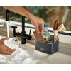 image:imageJoseph Joseph SinkStore Tiered Sink Tidy Caddy Kitchen Sink Organizer NonSlip Plastic AnthracitePlastic