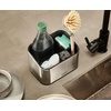 image:imageJoseph Joseph SinkStore Tiered Sink Tidy Caddy Kitchen Sink Organizer NonSlip Plastic AnthraciteStainless Steel