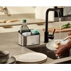 image:imageJoseph Joseph SinkStore Tiered Sink Tidy Caddy Kitchen Sink Organizer NonSlip Plastic AnthraciteStainless Steel