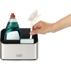 image:imageJoseph Joseph SinkStore Tiered Sink Tidy Caddy Kitchen Sink Organizer NonSlip Plastic AnthraciteStainless Steel