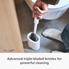 image:imageJoseph Joseph Flex TriBlade Toilet Brush with Compact Holder Replaceable HeadCompact