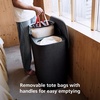 image:imageJoseph Joseph Tota 2 Laundry Hamper 90L Double Sorter Removable Bags