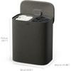image:imageJoseph Joseph Tota 2 Laundry Hamper 90L Double Sorter Removable Bags