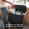 image:imageJoseph Joseph Tota 2 Laundry Hamper 90L Triple Sorter Removable Bags