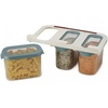 image:imageJoseph Joseph CupboardStore Airtight Easy Pour Food Container 3M Tape Undershelf Storage Hanger 3Piece Set  Large OpalOpal