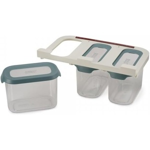 image:imageJoseph Joseph CupboardStore Airtight Easy Pour Food Container 3M Tape Undershelf Storage Hanger 3Piece Set  Large OpalOpal